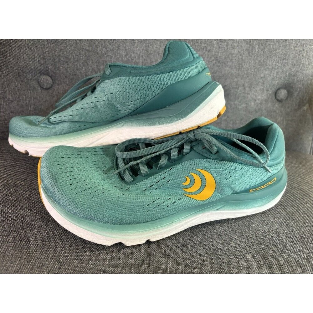 Topo Athletic Magnifly 5 Women’s 8.5 Teal/Gold ZipFoam Midsole 0 Drop Running